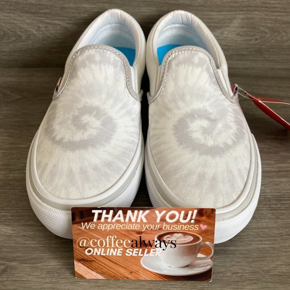 Vans x Santa Cruz Slip-On Pro Tie Dye White Women's New With Box NWB - Picture 2 of 10